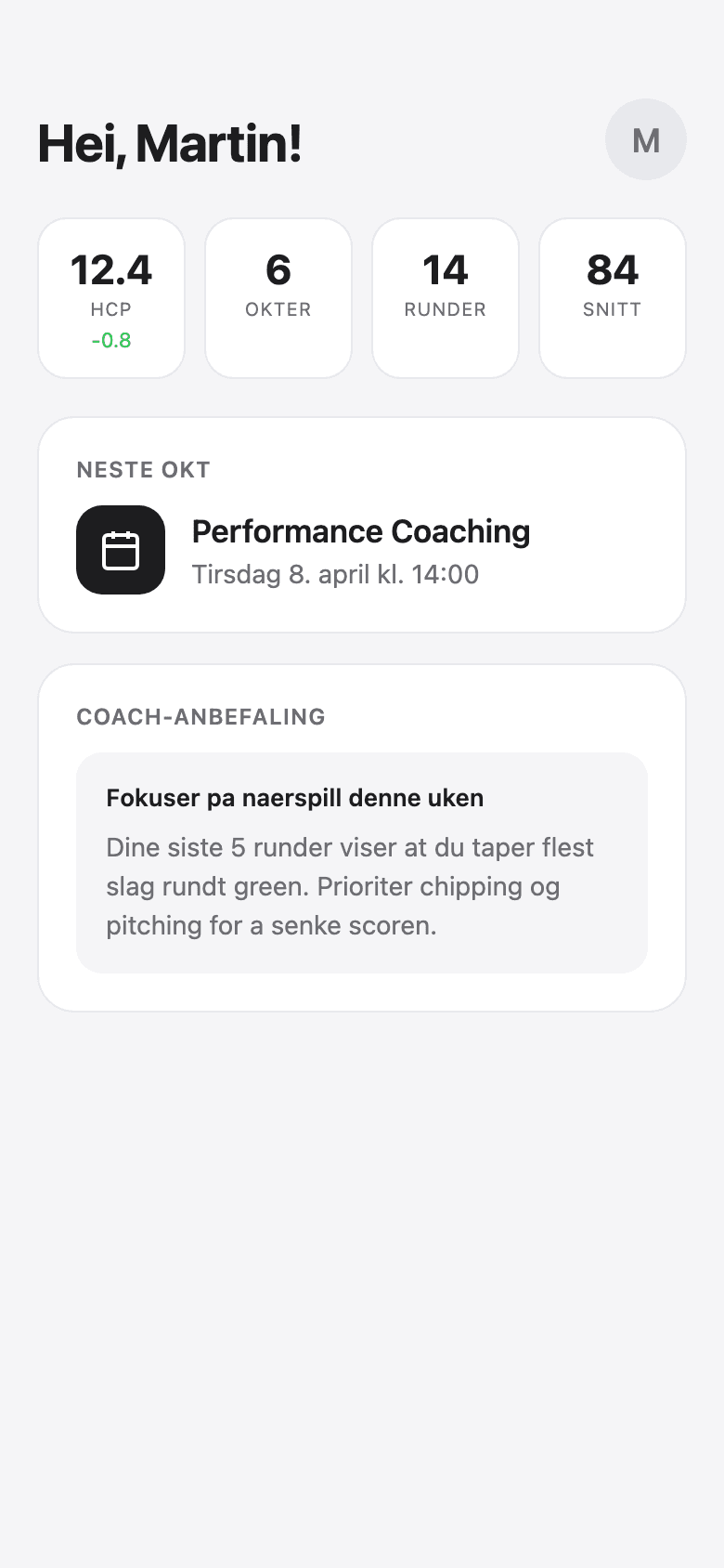 iPhone screen content